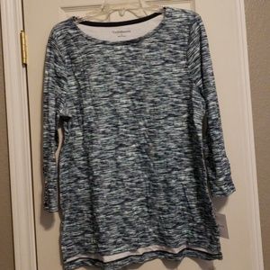 3/4 sleeve Croft and Barrow shirt